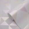 Origin Wallcoverings tapeet kolmnurgad - hele pastellroosa ja virsikuroosa
