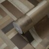 Origin Wallcoverings tapeedi motiiv pruunist jäätme puidust laudadest - tumepruun