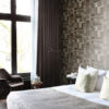 Origin Wallcoverings tapeedi motiiv pruunist jäätme puidust laudadest - tumepruun