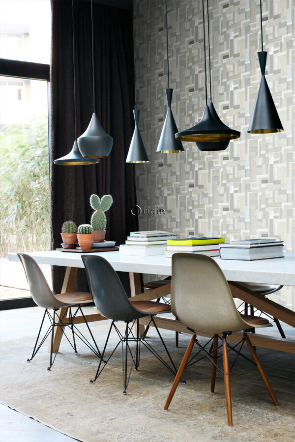 Origin Wallcoverings tapeedi motiiv puidulauad - beež