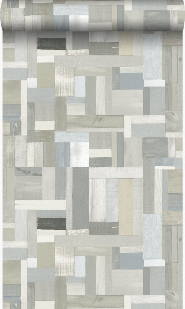 Origin Wallcoverings tapeedi motiiv puidulauad - beež