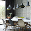 Origin Wallcoverings tapeet suured roostetanud metallplaadid naeltega - hele laguunroheline