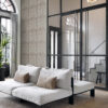Origin Wallcoverings tapeet suured roostes metallplaadid naeltega tööstuslik hall