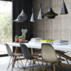 Origin Wallcoverings tapeet suured roostes metallplaadid naeltega tööstuslik hall