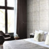 Origin Wallcoverings tapeet suured kulunud roostes metallplaadid naeltega helevalge