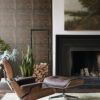 Origin Wallcoverings tapeet suured kulunud roostes metallplaadid koos naeltega - roostepruun