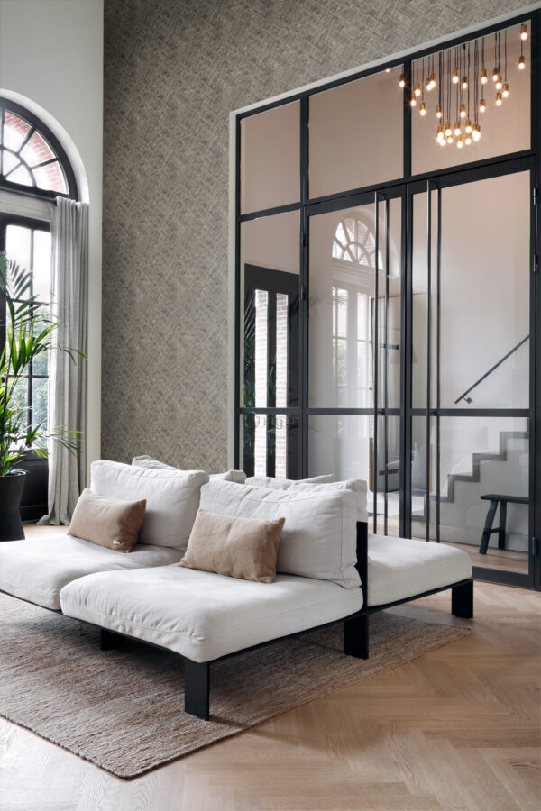 337244_0_w39a_3 Origin Wallcoverings tapeet klopitud metallplaadid naeltega kalasaba - pruun