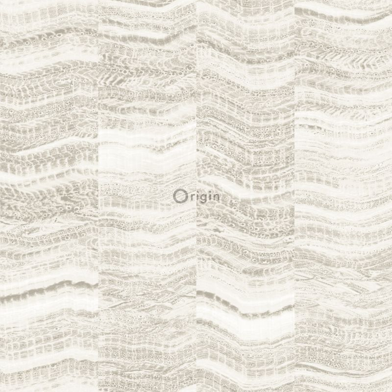 Origin Wallcoverings tapeet zigzag triibud kihiline marmor - beež