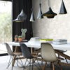 Origin Wallcoverings tapeet zigzag triibud kihiline marmor - beež