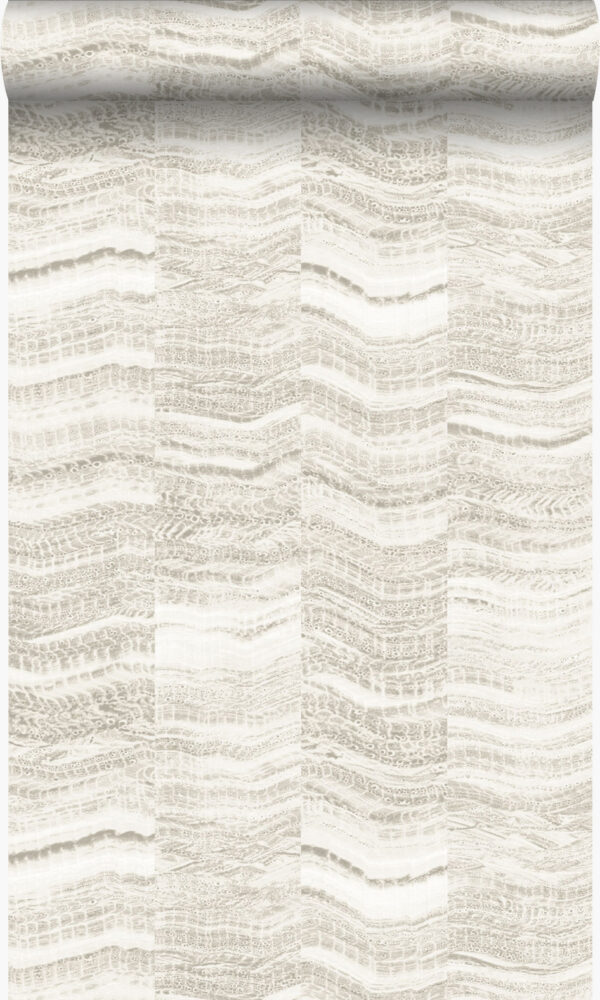 Origin Wallcoverings tapeet zigzag triibud kihiline marmor - beež