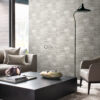 Origin Wallcoverings tapeet siksak triibud kihiline marmor - helehall