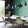 Origin Wallcoverings tapeet ziczac triibud kihiline marmor smaragdroheline