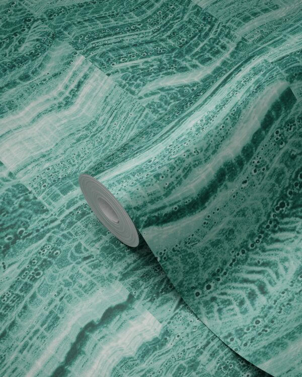 Origin Wallcoverings tapeet ziczac triibud kihiline marmor smaragdroheline