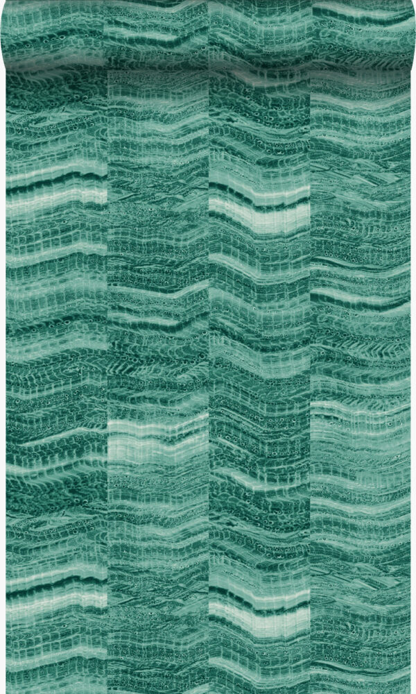 Origin Wallcoverings tapeet ziczac triibud kihiline marmor smaragdroheline