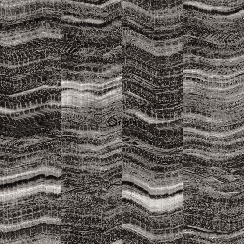 Origin Wallcoverings tapeet zigzag triibud kihiline marmor must
