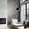 Origin Wallcoverings tapeet zigzag triibud kihiline marmor must