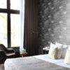 Origin Wallcoverings tapeet zigzag triibud kihiline marmor must