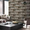 Origin Wallcoverings tapeet marmorplaatide sein - pruun erinevates suurustes