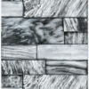 Origin Wallcoverings tapeet marmor kivid must ja valge