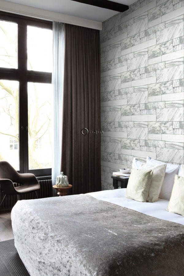Origin Wallcoverings tapeet marmorikivid - beežvalge
