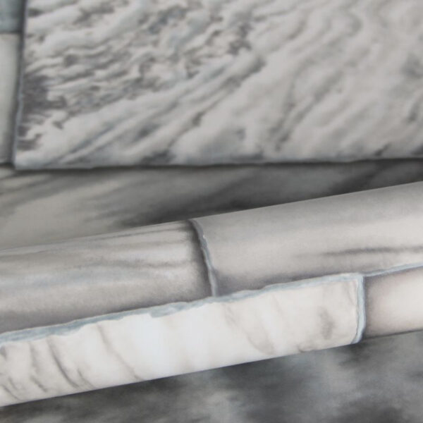 Origin Wallcoverings tapeet marmor kerged pruunid kivid - helepruun