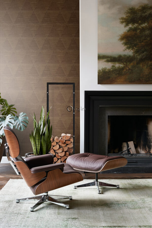 Origin Wallcoverings tapeet kulunud metall kolmnurgad - roostepruun