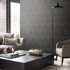 Origin Wallcoverings tapeet kulunud metall kolmnurgad - must