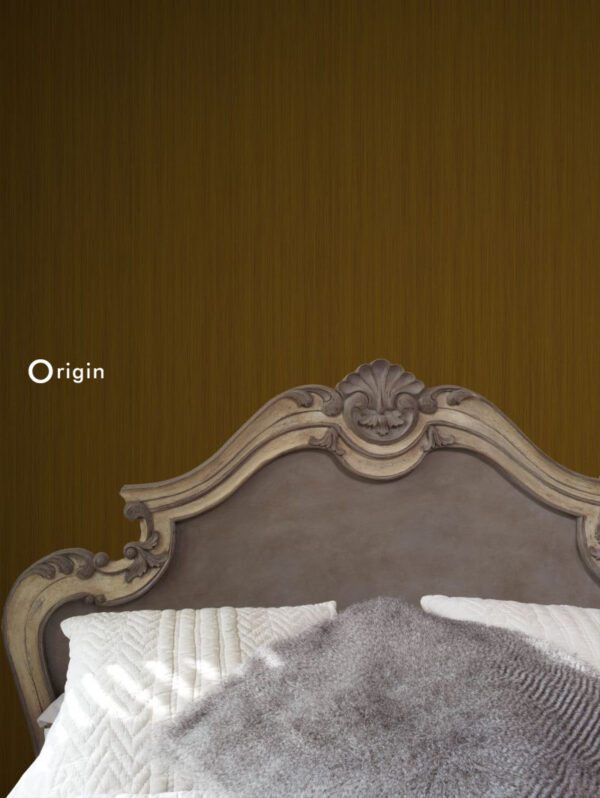 Origin Wallcoverings tapeet peened triibud - tumepruun