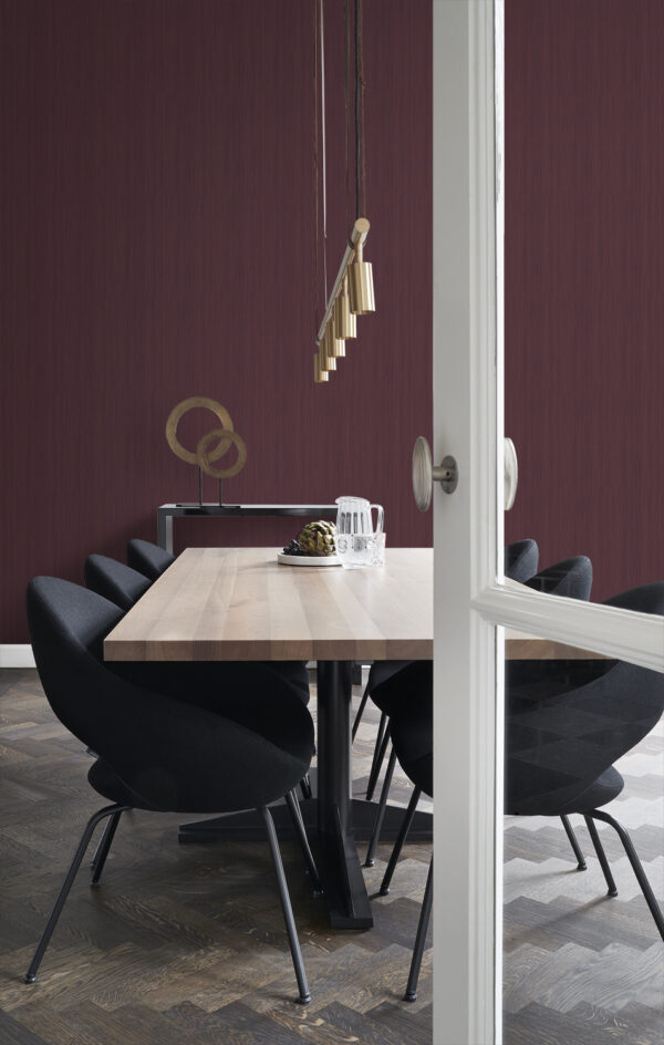 Origin Wallcoverings tapeet peened triibud - tume lilla