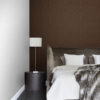 Origin Wallcoverings tapeet ornament - pruun ja hele läikiv kuld
