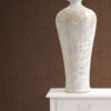 Origin Wallcoverings tapeet ornament - pruun ja hele läikiv kuld