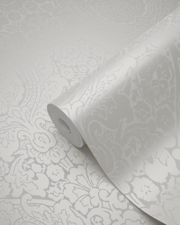Origin Wallcoverings tapeet ornament õis - valge