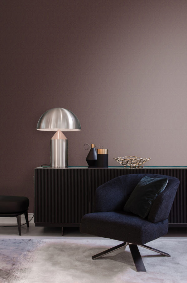 Origin Wallcoverings tapeet ornament - tume lilla