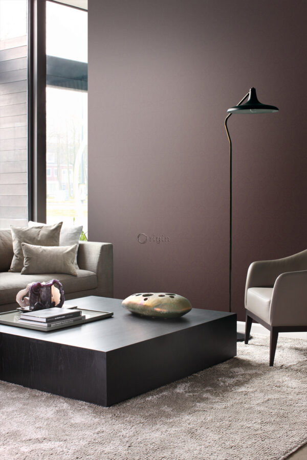 Origin Wallcoverings tapeet ornament - tume lilla