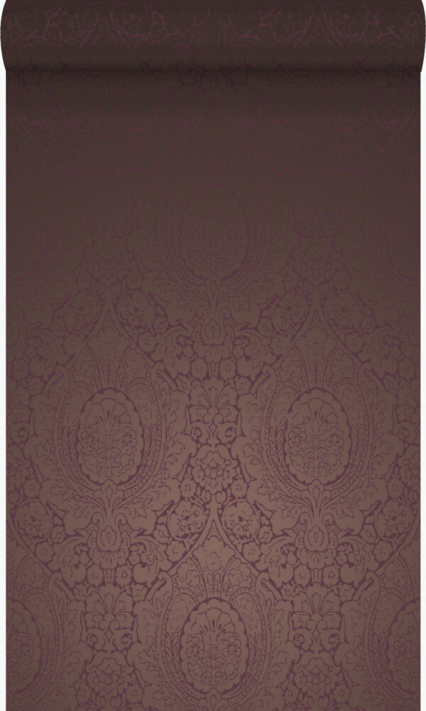 Origin Wallcoverings tapeet ornament - tume lilla