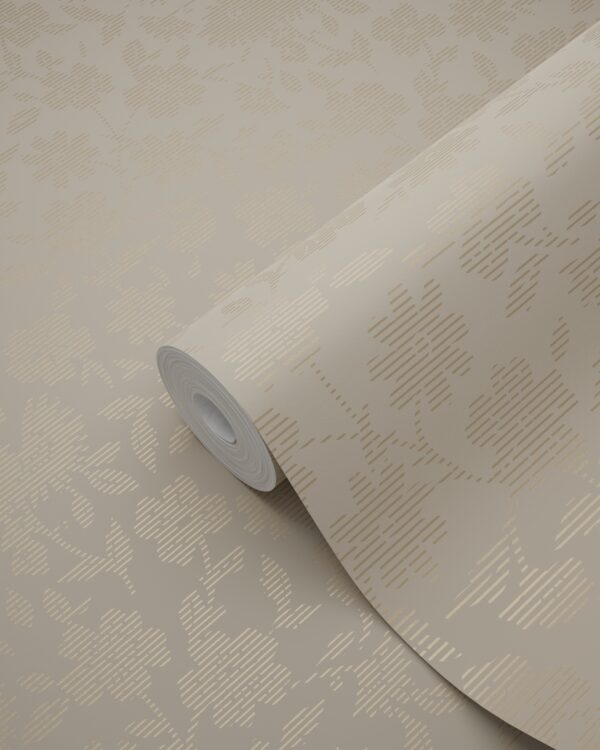 Origin Wallcoverings tapeet lilled antiikvalge