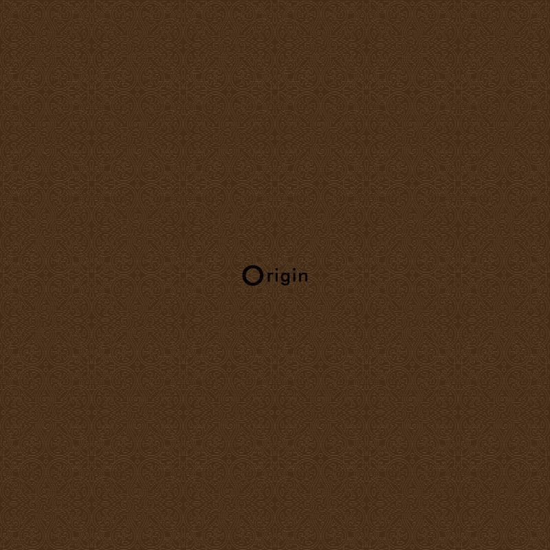 Origin Wallcoverings tapeet väikesed ornamendid - pruun ja hele läikiv kuld