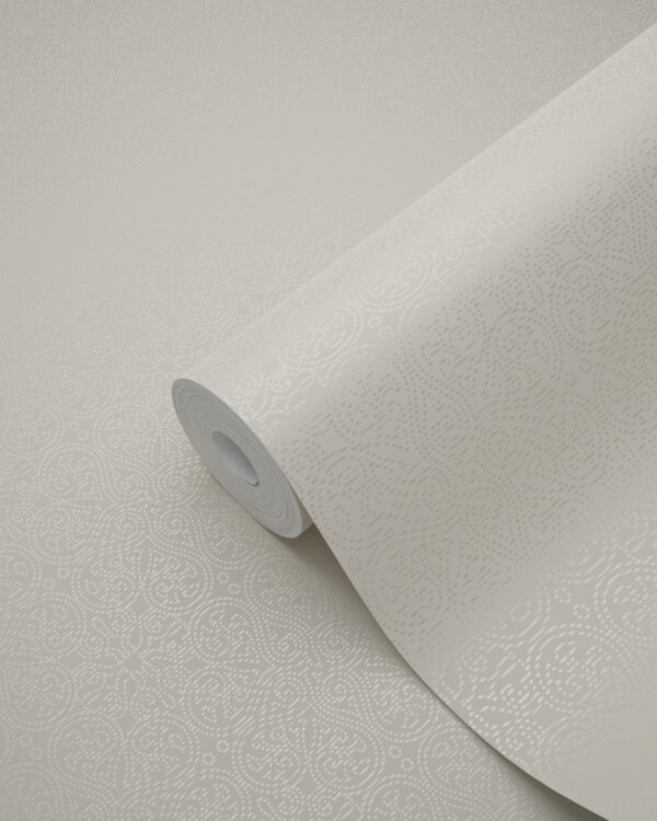 Origin Wallcoverings tapeet väikesed ornamentid elevandiluuvalge