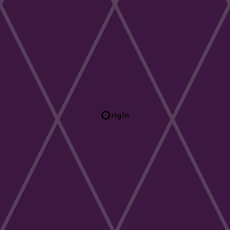 Origin Wallcoverings tapeet rombimotiiv - lilla
