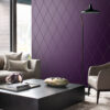 Origin Wallcoverings tapeet rombimotiiv - lilla