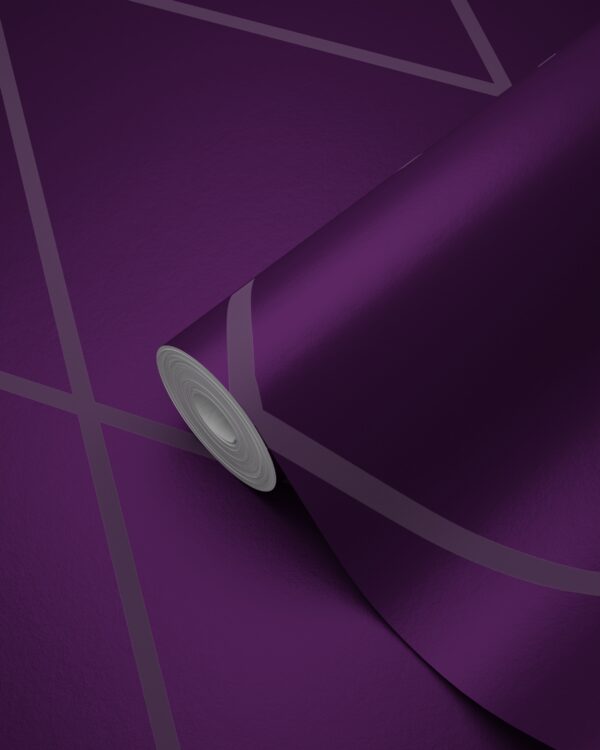 Origin Wallcoverings tapeet rombimotiiv - lilla