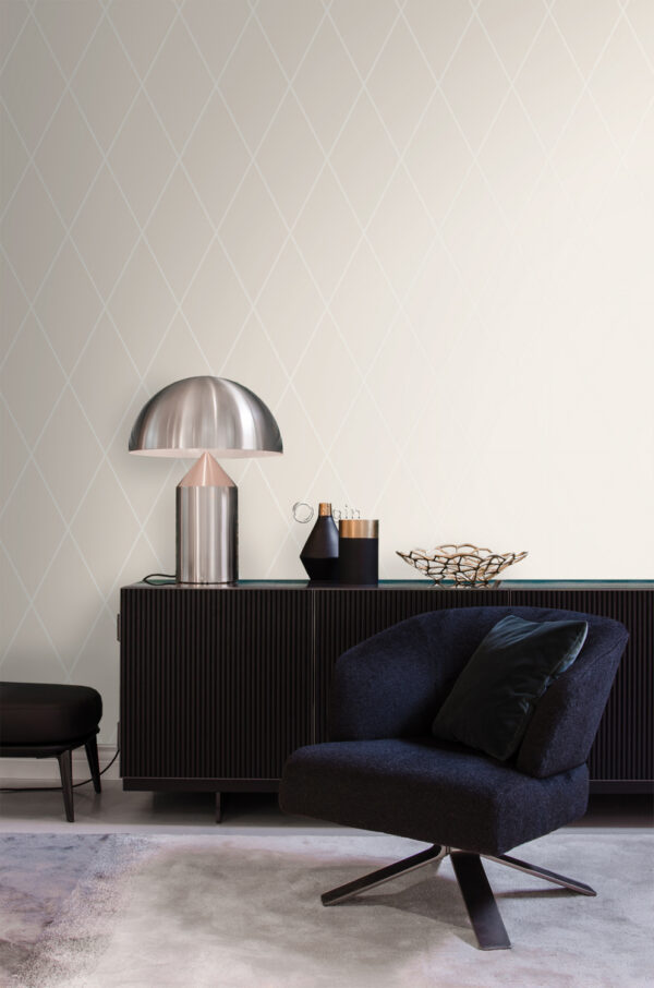 Origin Wallcoverings tapeet rombimotiiv - beež