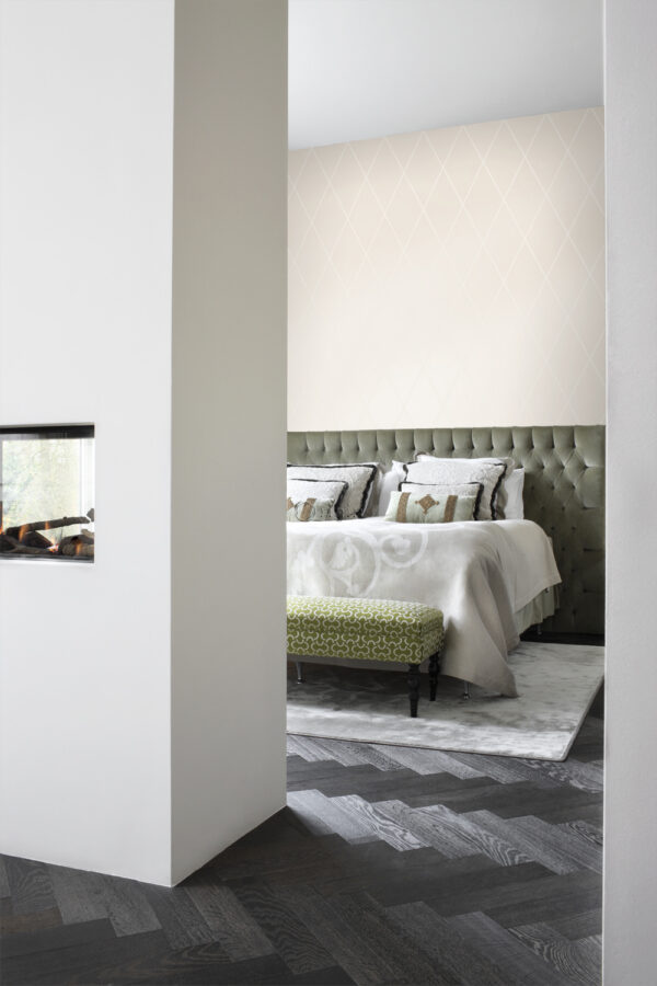 Origin Wallcoverings tapeet rombimotiiv - beež