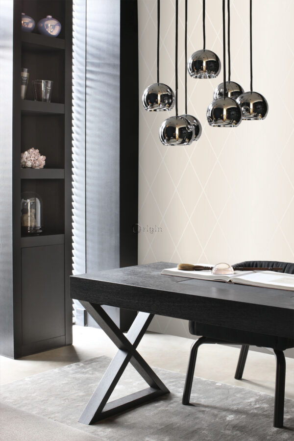 Origin Wallcoverings tapeet rombimotiiv - beež