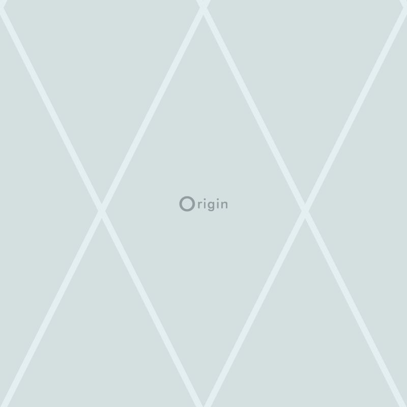 Origin Wallcoverings tapeet rombimotiiv - jääsinine