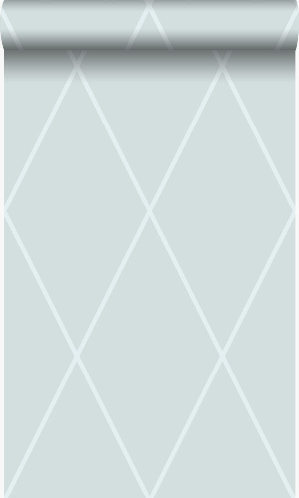 Origin Wallcoverings tapeet rombimotiiv - jääsinine