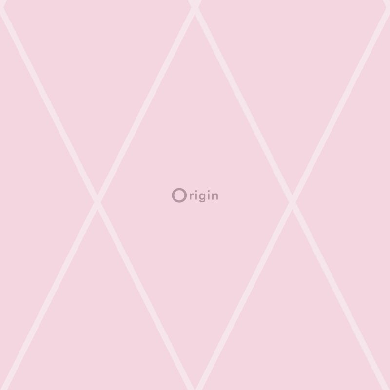 Origin Wallcoverings tapeet rombimotiiv - roosa
