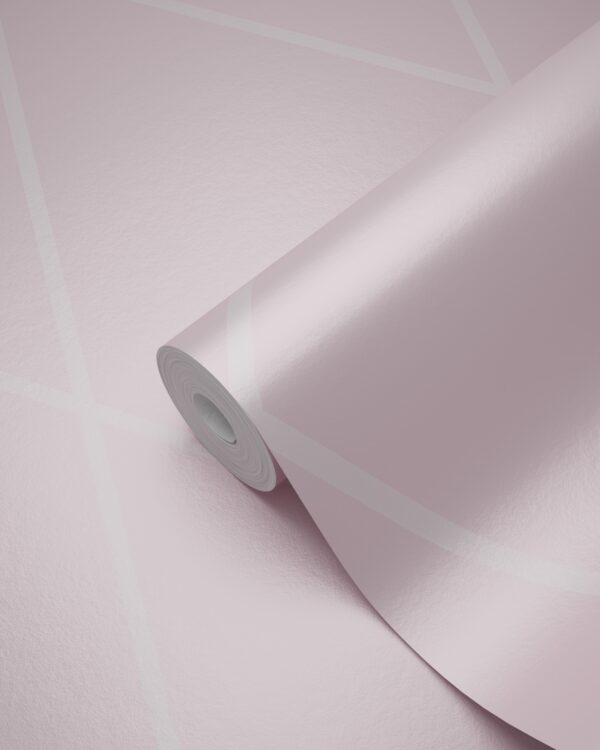 Origin Wallcoverings tapeet rombimotiiv - roosa