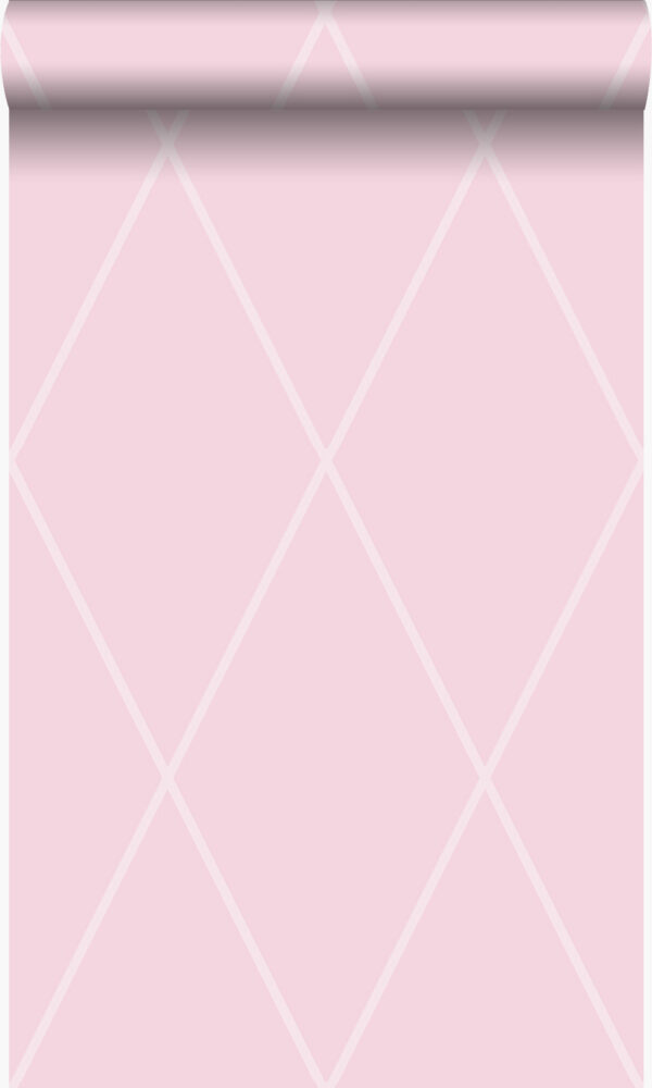 Origin Wallcoverings tapeet rombimotiiv - roosa