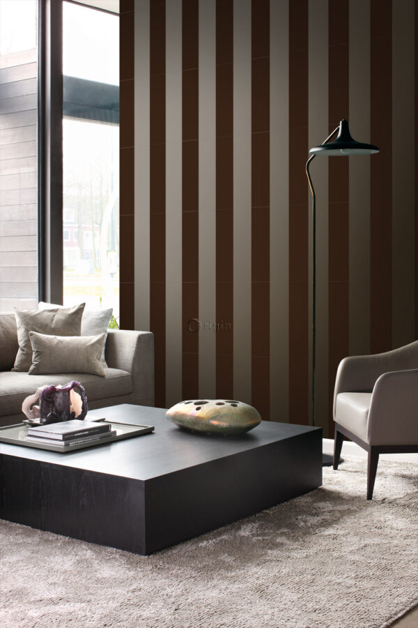 Origin Wallcoverings tapeediribad matt pruun ja läikiv pronks